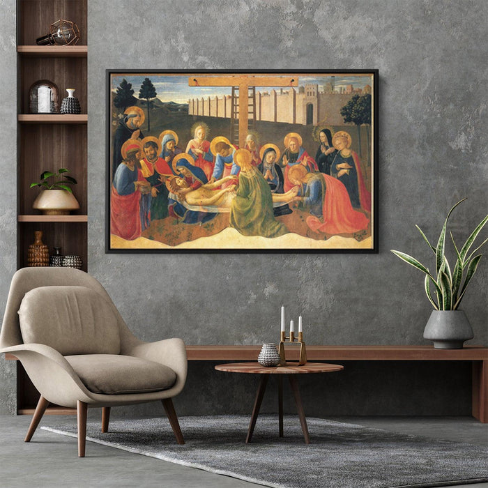 Lamentation over Christ by Fra Angelico - Canvas Artwork