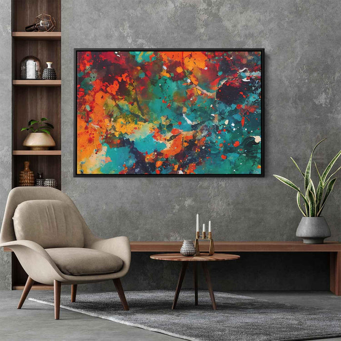 Orange Abstract Splatter #121 - Kanvah