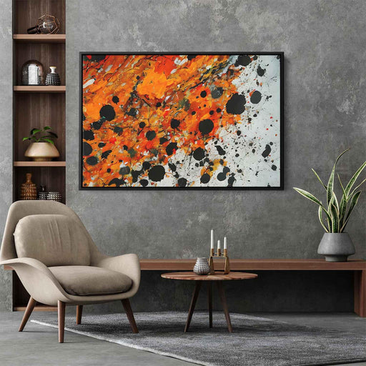 Orange Abstract Splatter #131 - Kanvah