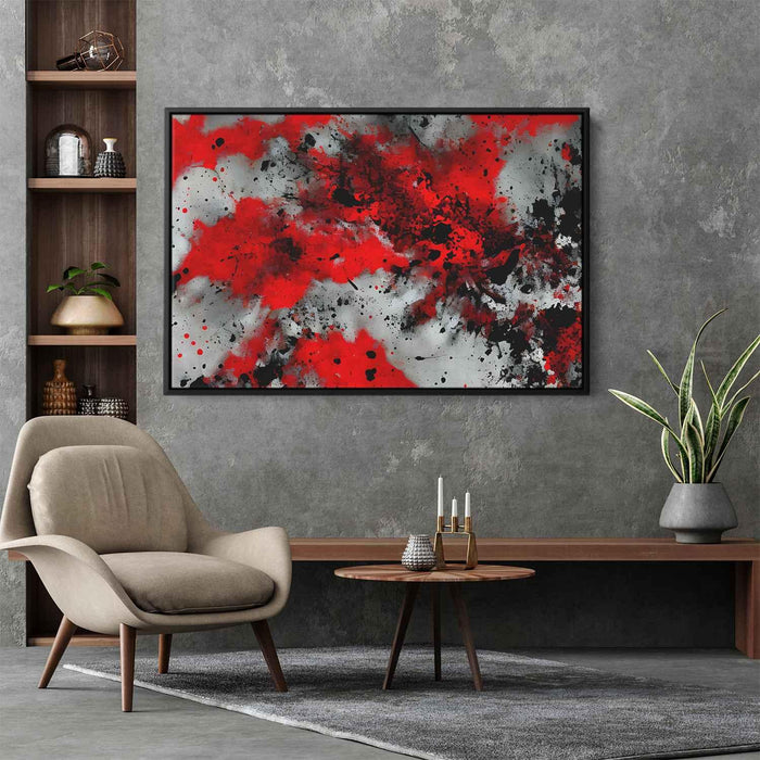 Red Abstract Splatter #132 - Kanvah