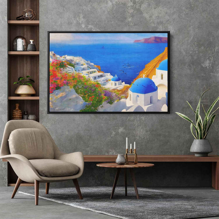 Impressionism Santorini #102 - Kanvah