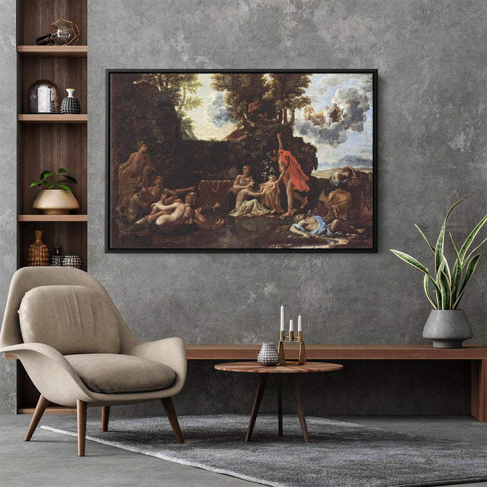 The birth of Bacchus by Nicolas Poussin - Canvas Artwork