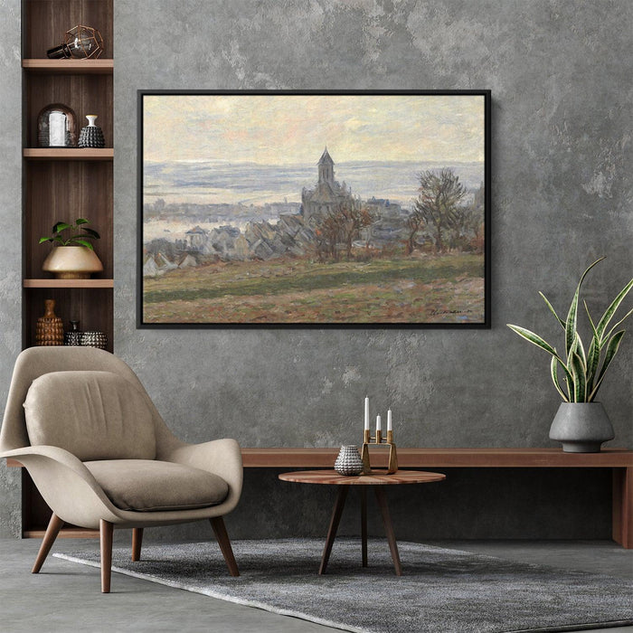 The Church of Vetheuil by Claude Monet - Canvas Artwork