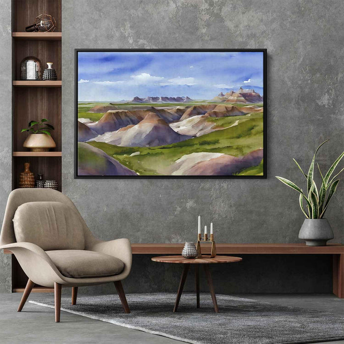 Watercolor Badlands National Park #102 - Kanvah