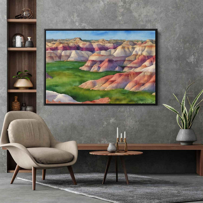 Watercolor Badlands National Park #126 - Kanvah