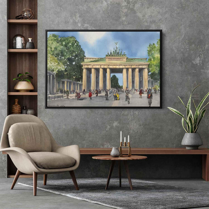 Watercolor Brandenburg Gate #131 - Kanvah