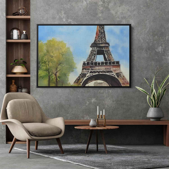 Watercolor Eiffel Tower #132 - Kanvah