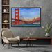 Watercolor Golden Gate Bridge #101 - Kanvah