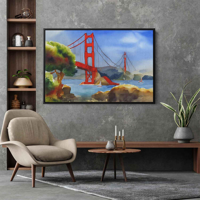 Watercolor Golden Gate Bridge #130 - Kanvah