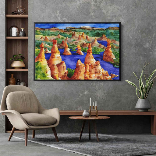 Watercolor Hoodoo formations #101 - Kanvah