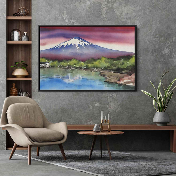 Watercolor Mount Fuji #101 - Kanvah