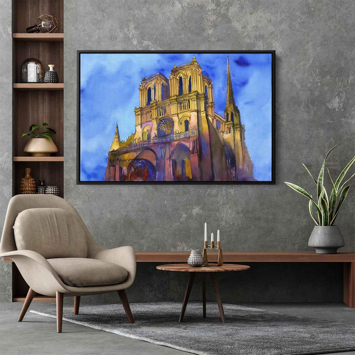 Watercolor Notre Dame Cathedral #130 - Kanvah