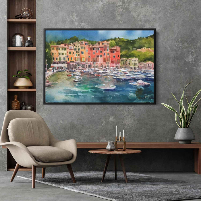 Watercolor Portofino #102 - Kanvah