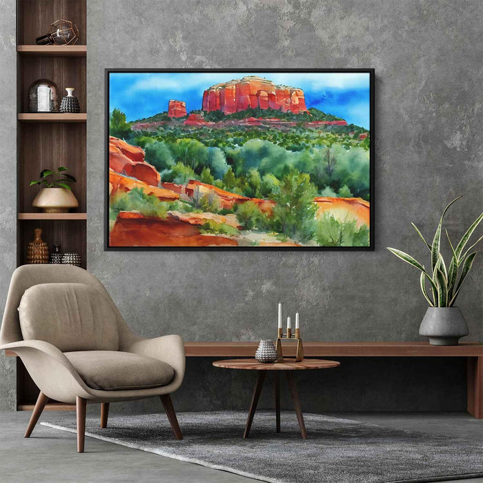 Watercolor Sedona Red Rocks #131 - Kanvah