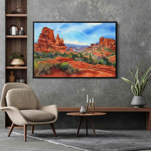 Watercolor Sedona Red Rocks #132 - Kanvah