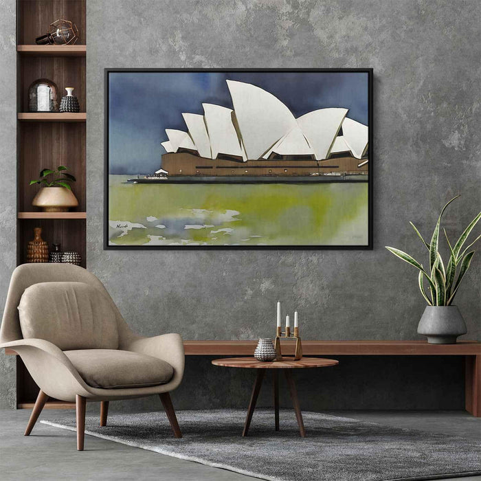 Watercolor Sydney Opera House #102 - Kanvah