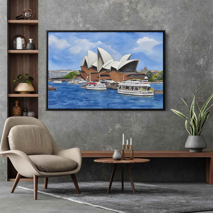 Watercolor Sydney Opera House #131 - Kanvah