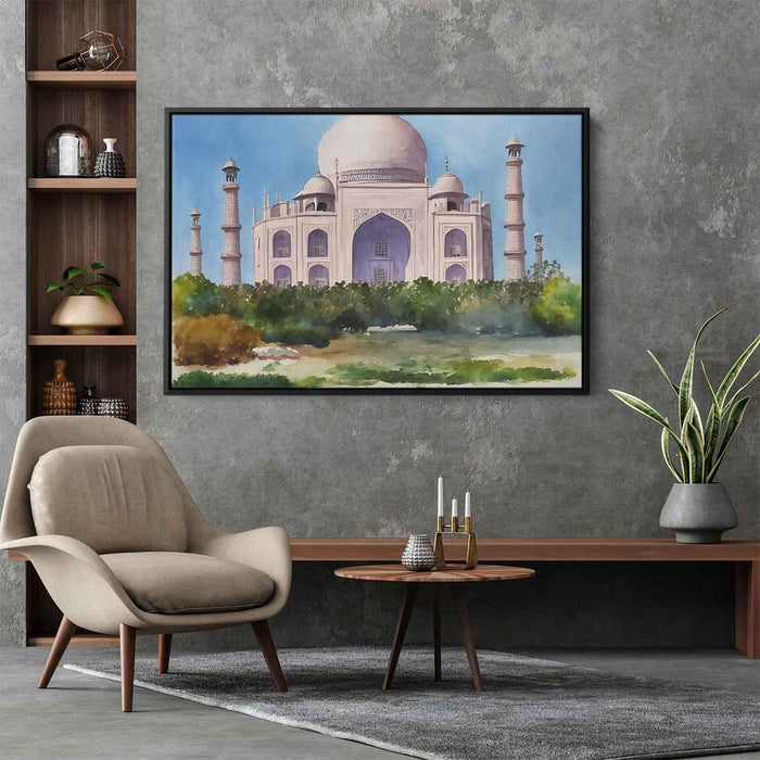 Watercolor Taj Mahal #131 - Kanvah