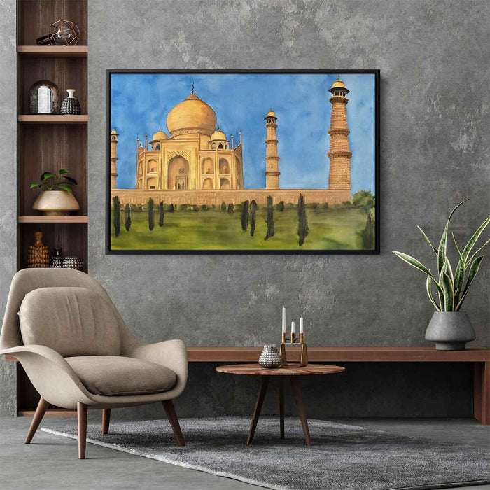 Watercolor Taj Mahal #132 - Kanvah