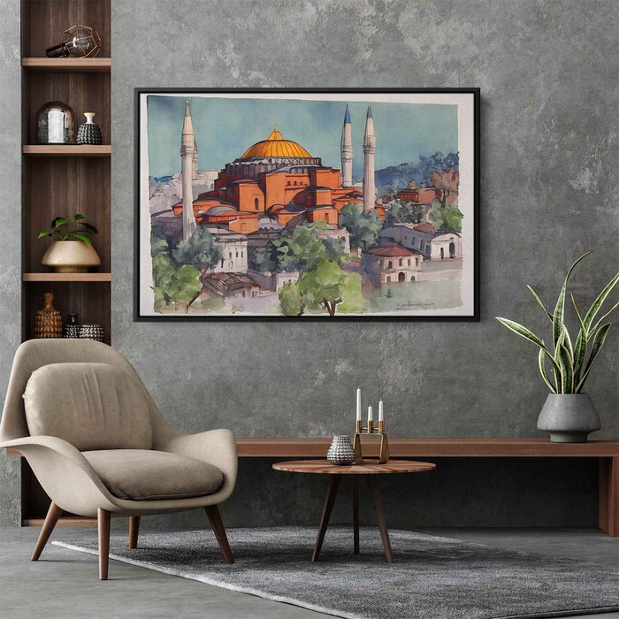 Watercolor Hagia Sophia #121 - Kanvah