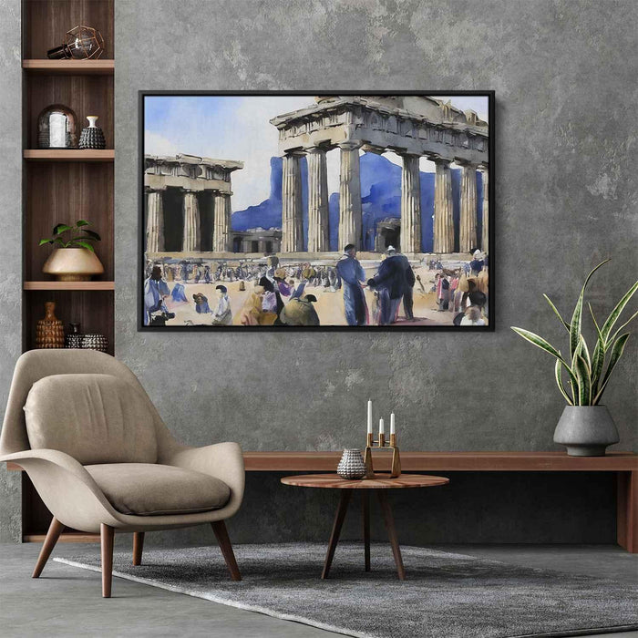 Watercolor Parthenon #102 - Kanvah