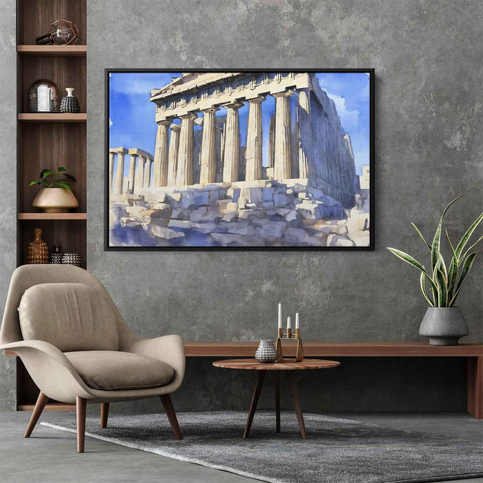 Watercolor Parthenon #132 - Kanvah