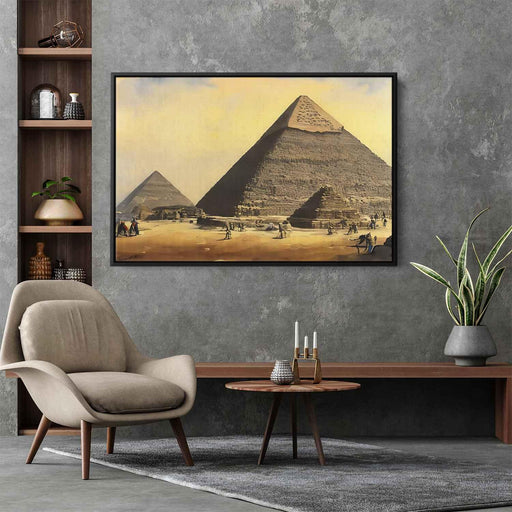 Watercolor Pyramids of Giza #121 - Kanvah