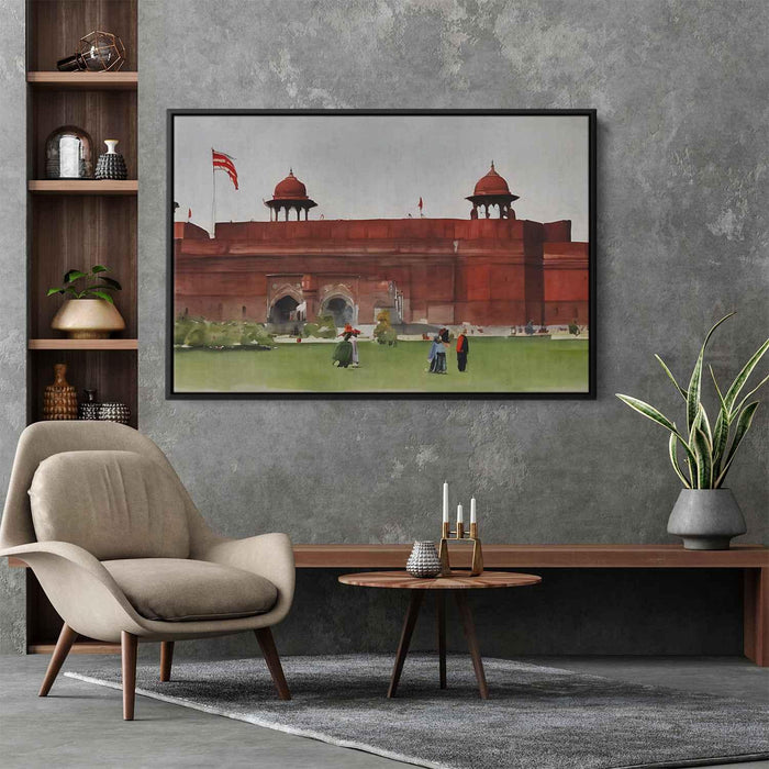 Watercolor Red Fort #102 - Kanvah