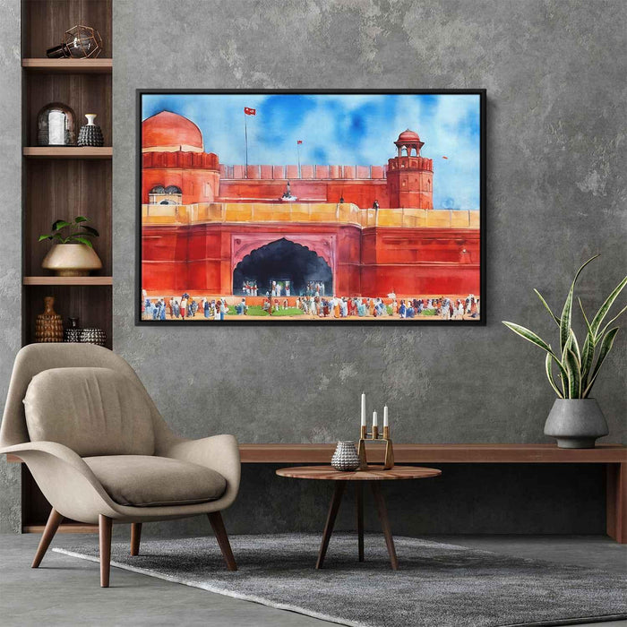 Watercolor Red Fort #121 - Kanvah