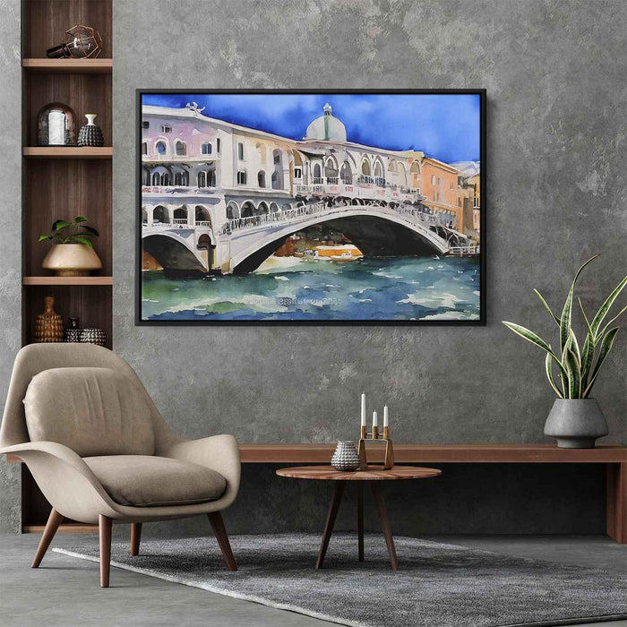 Watercolor Rialto Bridge #101 - Kanvah