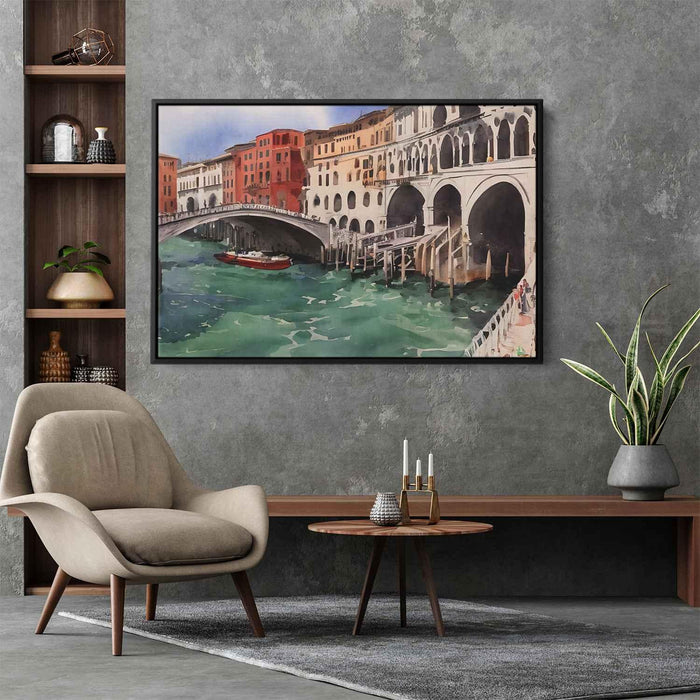 Watercolor Rialto Bridge #132 - Kanvah