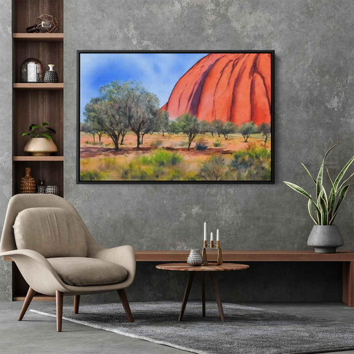 Watercolor Uluru #101 - Kanvah