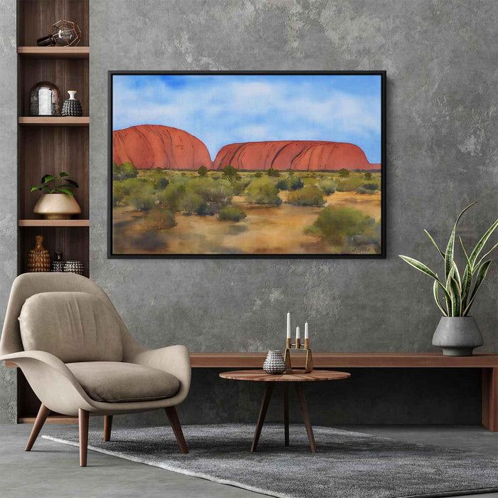 Watercolor Uluru #102 - Kanvah