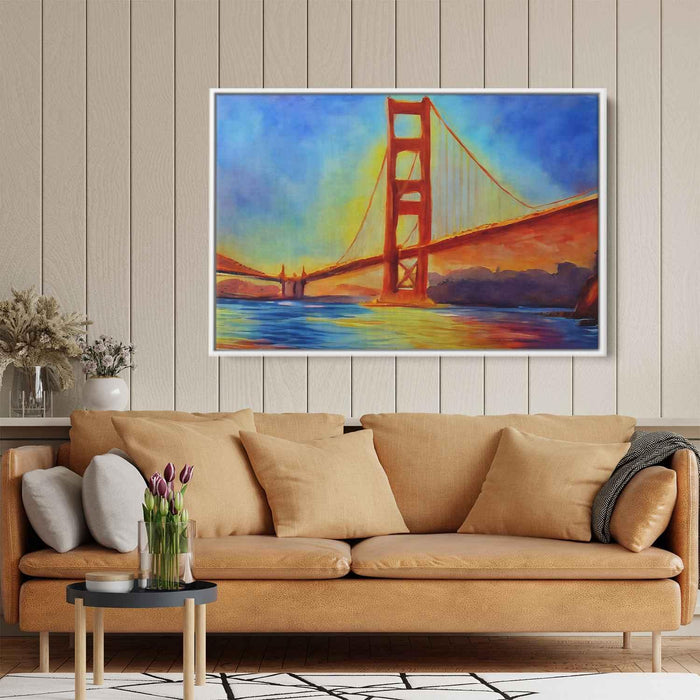 Abstract Golden Gate Bridge #117 - Kanvah