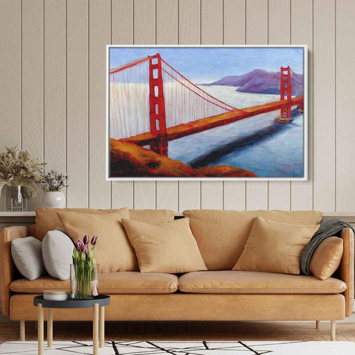 Abstract Golden Gate Bridge #118 - Kanvah