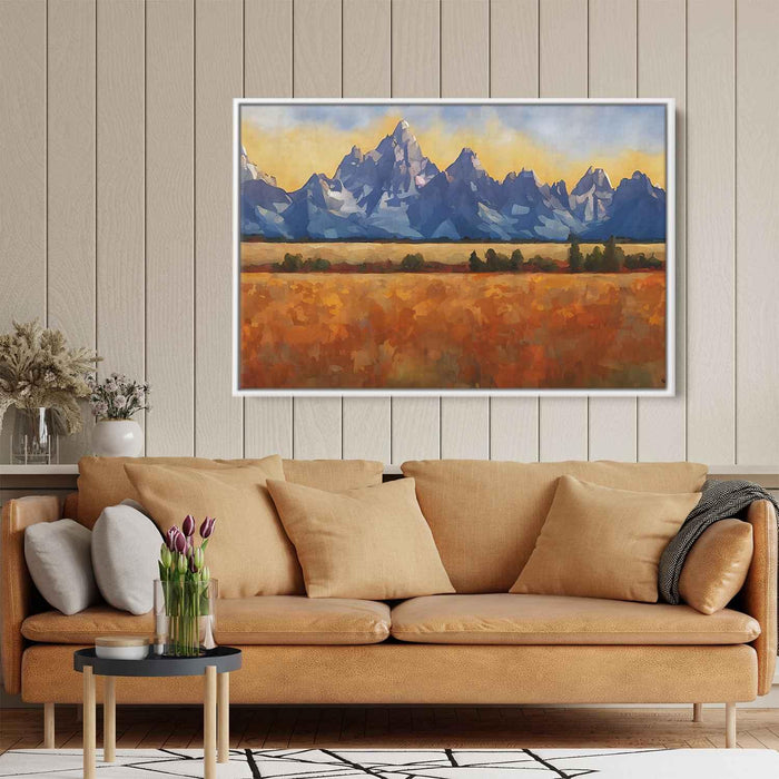 Abstract Grand Tetons #111 - Kanvah