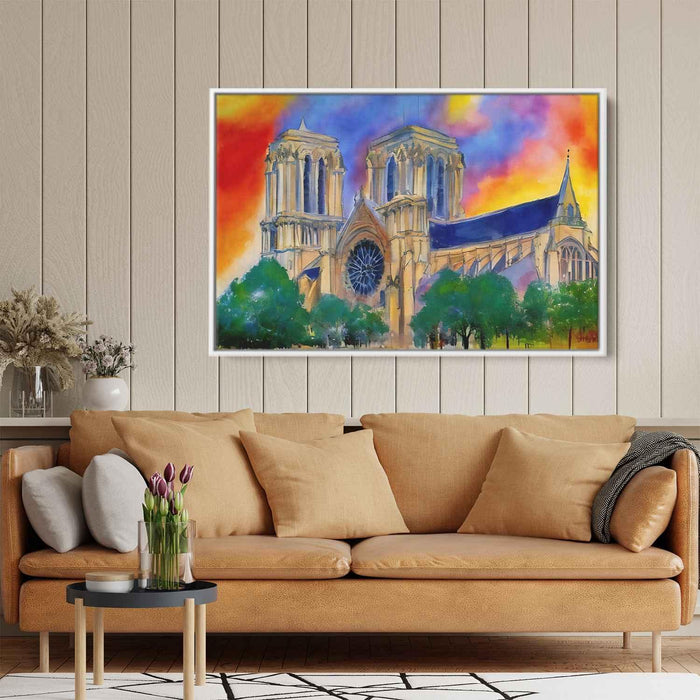 Abstract Notre Dame Cathedral #124 - Kanvah