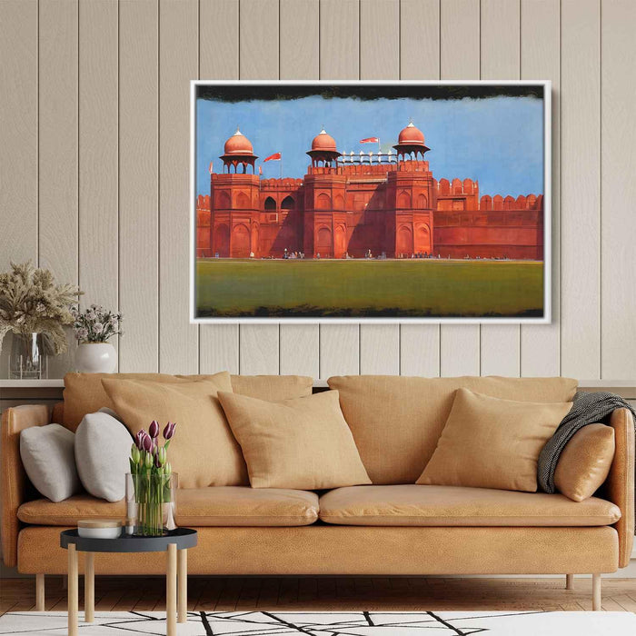 Abstract Red Fort #107 - Kanvah