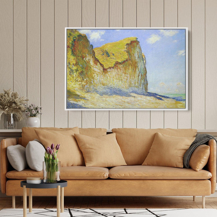 Cliffs near Pourville by Claude Monet - Canvas Artwork