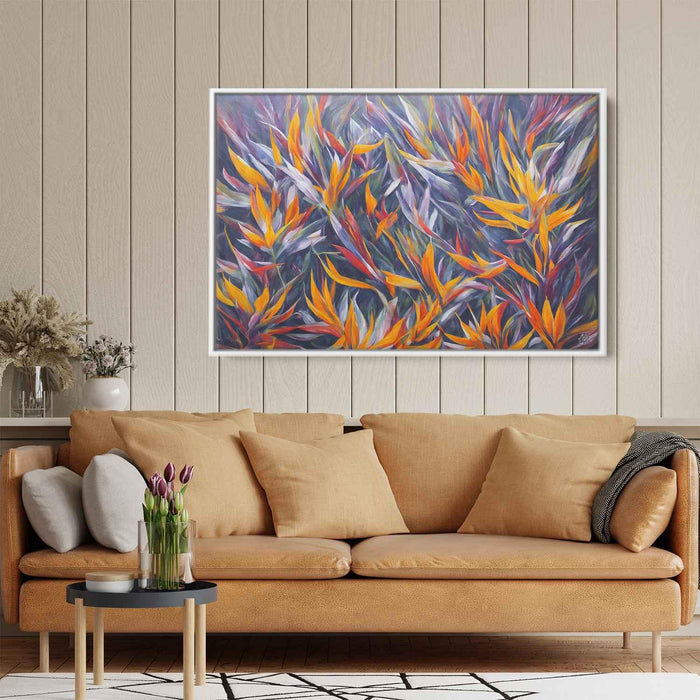 Contemporary Oil Birds of Paradise #124 - Kanvah