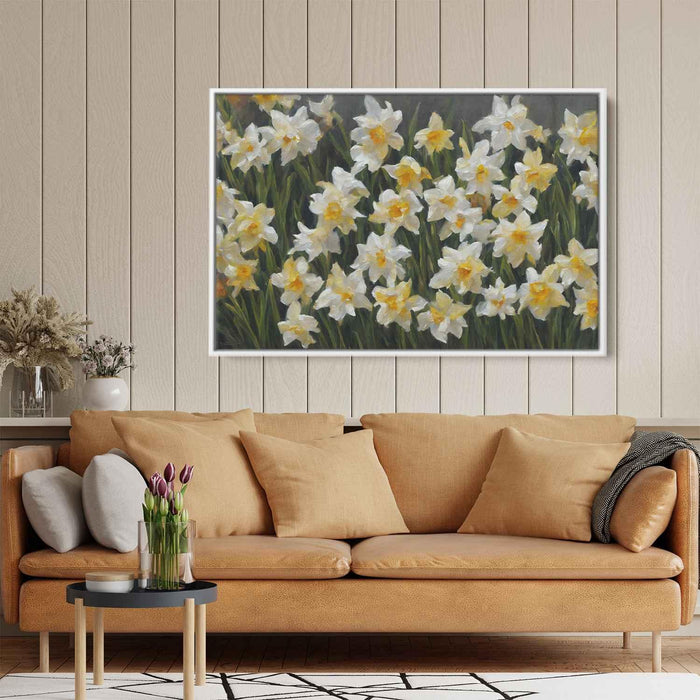 Contemporary Oil Daffodils #103 - Kanvah