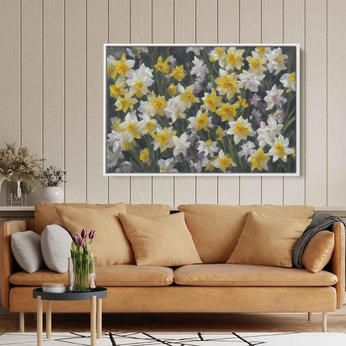 Contemporary Oil Daffodils #111 - Kanvah