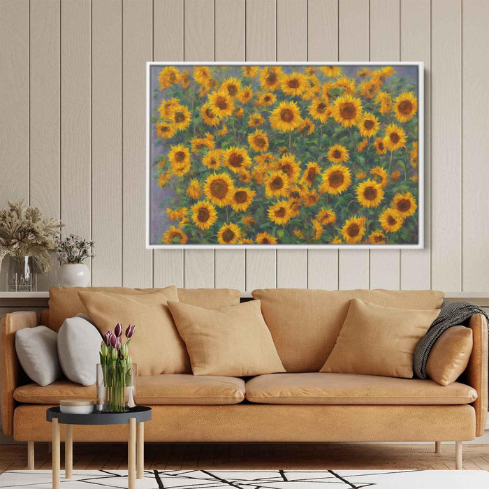 Enchanting Abstract Sunflowers #103 - Kanvah