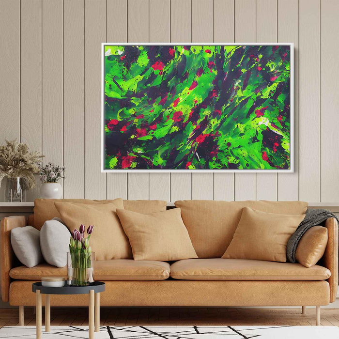 Green Abstract Splatter #127 - Kanvah