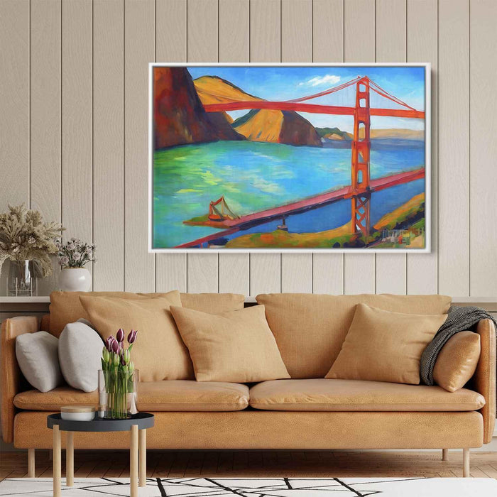 Impressionism Golden Gate Bridge #103 - Kanvah