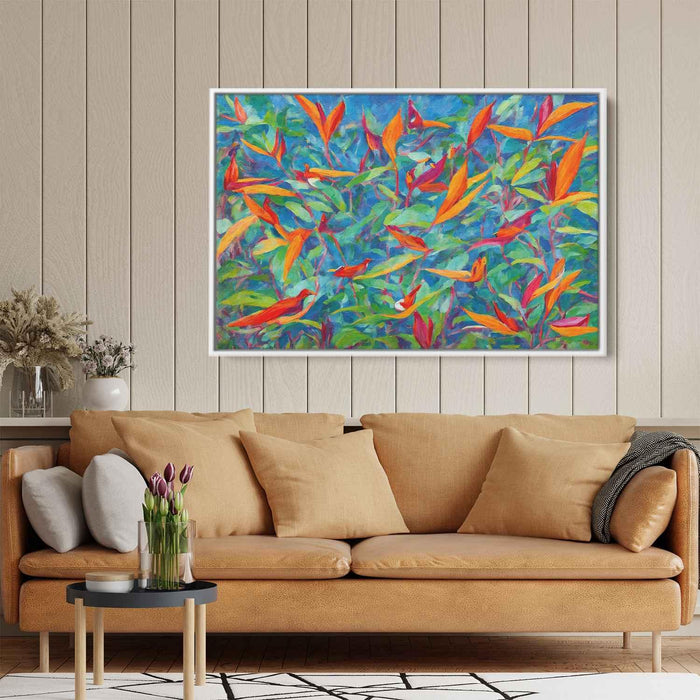 Impressionist Oil Birds of Paradise #124 - Kanvah