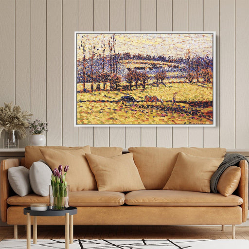 Meadow at Bazincourt by Camille Pissarro - Canvas Artwork