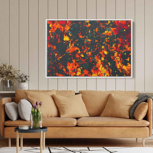 Orange Abstract Splatter #126 - Kanvah