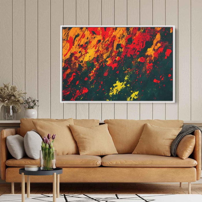 Orange Abstract Splatter #128 - Kanvah