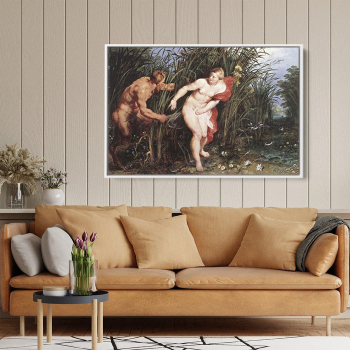 Pan and Syrinx by Peter Paul Rubens - Canvas Artwork